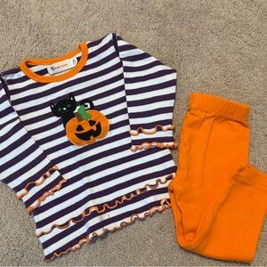 Baby Luigi Halloween Top and Orange Pants Set